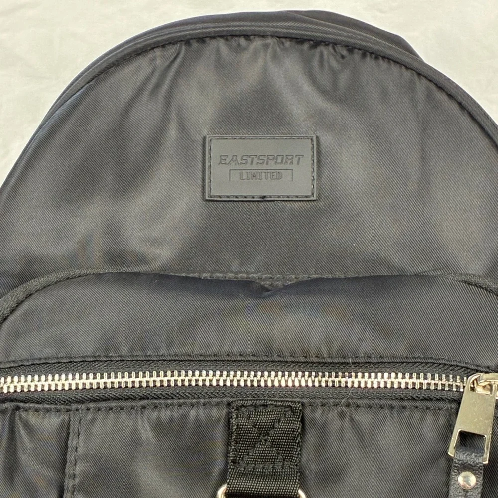 Eastsport Limited Black Nylon Backpack Minimalist Commuter School Bag 15in